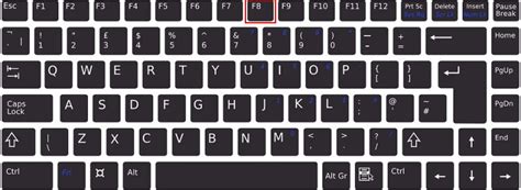 What is the F8 key in Word?