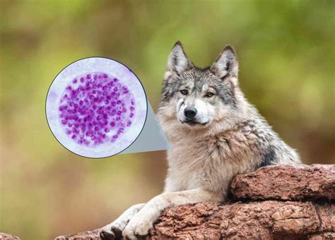 What is the GREY wolf parasite?