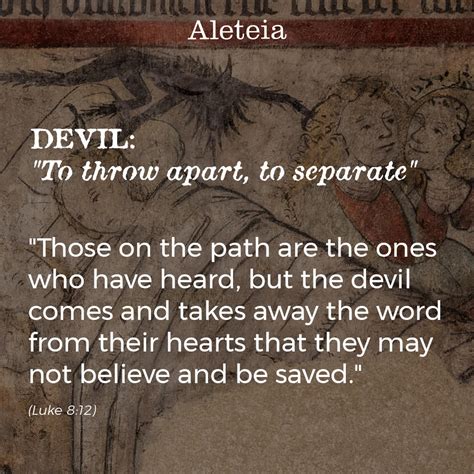 What is the Greek word for the Devil?