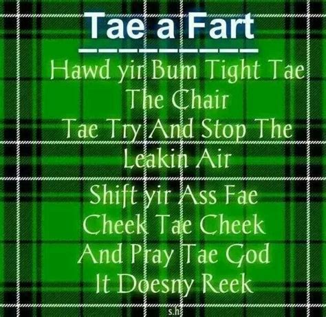 What is the Irish word for fart?