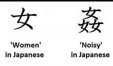 What is the Japanese symbol for woman?