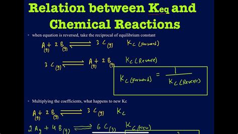 What is the K constant in a reaction?