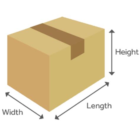 What is the LW and H of a package?