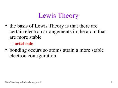 What is the Lewis theory of chemical bonding?