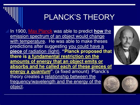 What is the Max Planck theory?