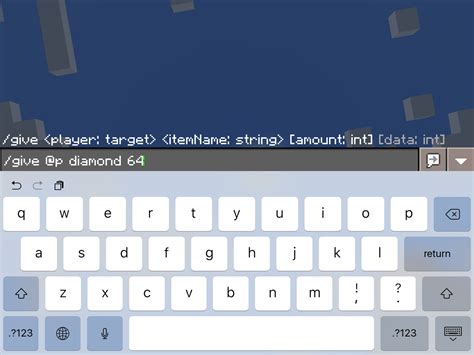 What is the R command in Minecraft bedrock?