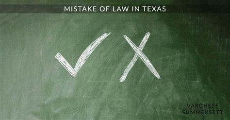 What is the Texas affirmative defense of mistake?