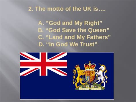 What is the UK motto?