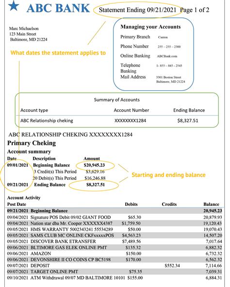 What is the account statement balance?