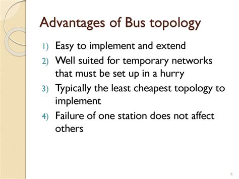 What is the advantage of bus?