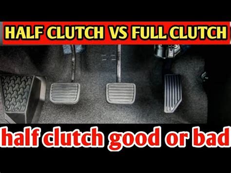 What is the advantage of half clutch?