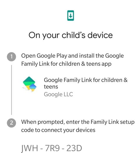 What is the age limit for Google family link?