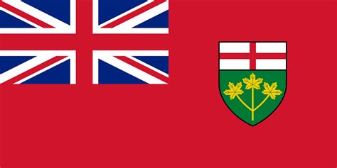 What is the animal on the Ontario flag?
