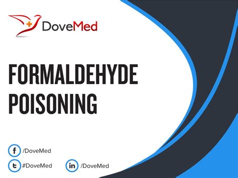 What is the antidote for formaldehyde?