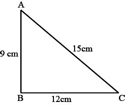 What is the area of 12cm and 15cm?