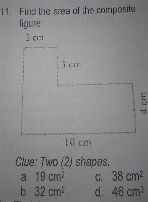 What is the area of 3cm and 4cm?