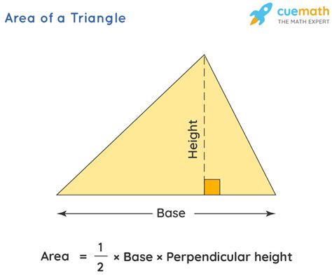 What is the area of 8 cm and 5 cm triangle?