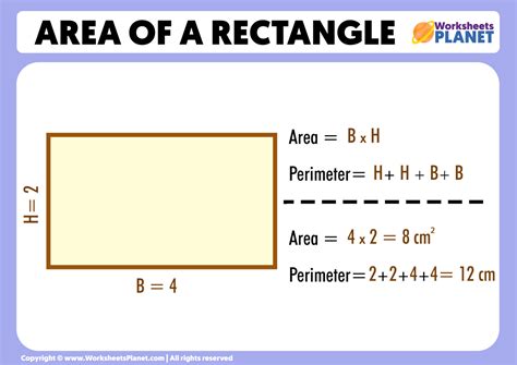 What is the area of 8cm and 6cm rectangle?