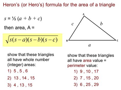 What is the area of a triangle with 13 14 15?