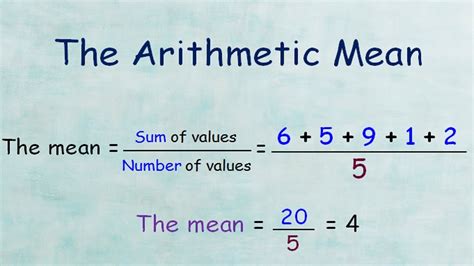 What is the arithmetic mean of 5 and 7 is 6?