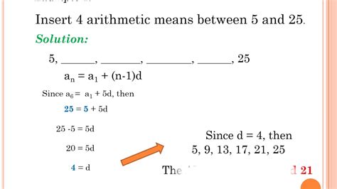 What is the arithmetic mean of 6 and 4?
