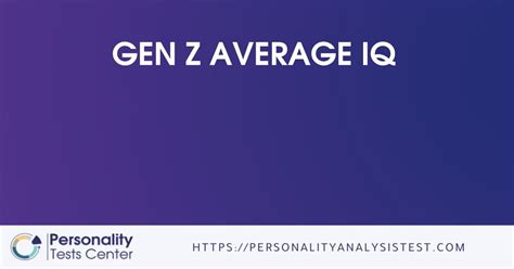 What is the average Gen Z IQ?