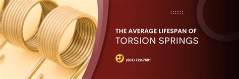 What is the average life of a torsion spring?