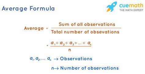 What is the average rule in math?