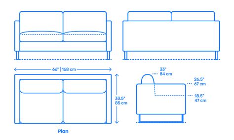 What is the average size of a 2 seater sofa?