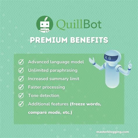 What is the benefit of QuillBot premium?