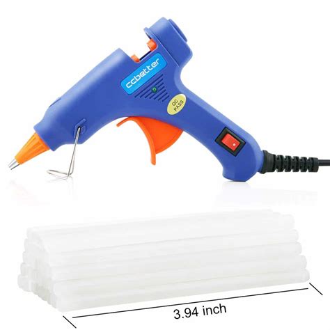 What is the benefit of a hot glue gun?