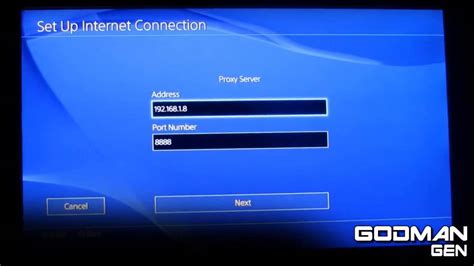 What is the benefit of proxy server on PS4?