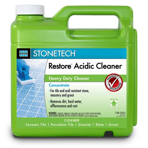 What is the best acid for cleaning concrete?