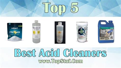 What is the best acid for pressure washing?
