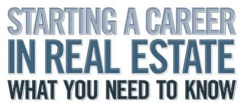 What is the best age to start a real estate career?