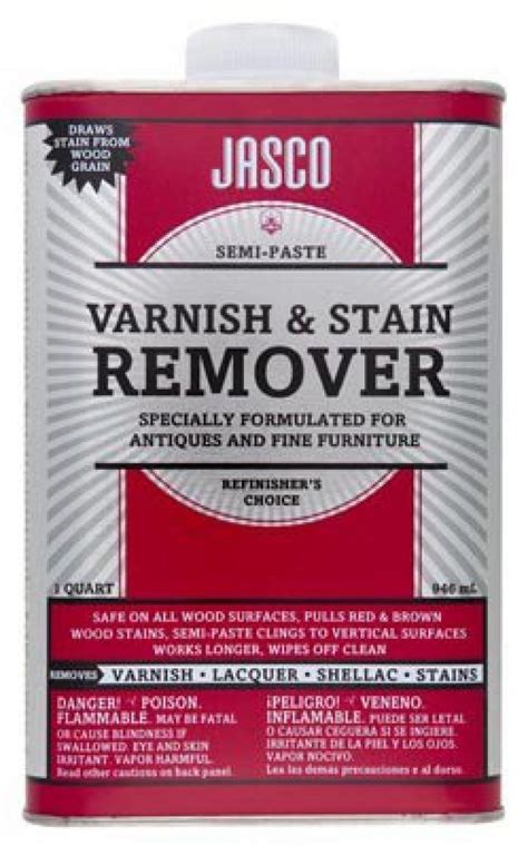 What is the best chemical to remove varnish?