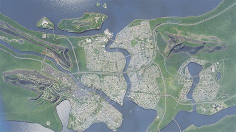 What is the best cities skylines map?