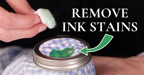 What is the best cleaner for ink stains?