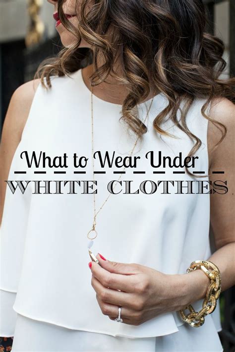 What is the best color to wear under white clothes?
