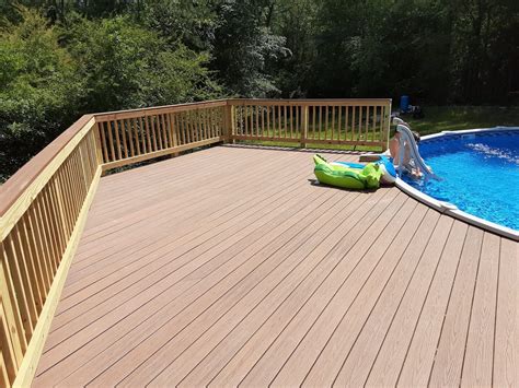 What is the best decking to put around above-ground pool?