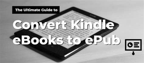 What is the best ePub to Kindle converter?