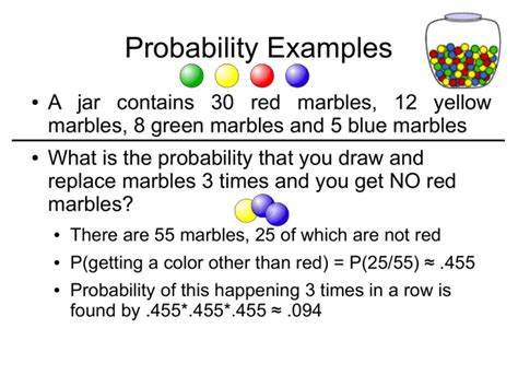 What is the best example of probability?