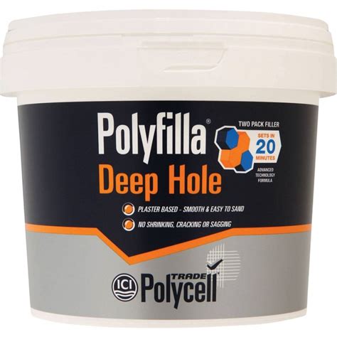 What is the best filler for deep holes?