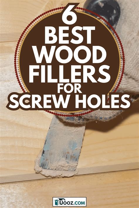 What is the best filler for screw holes in MDF?