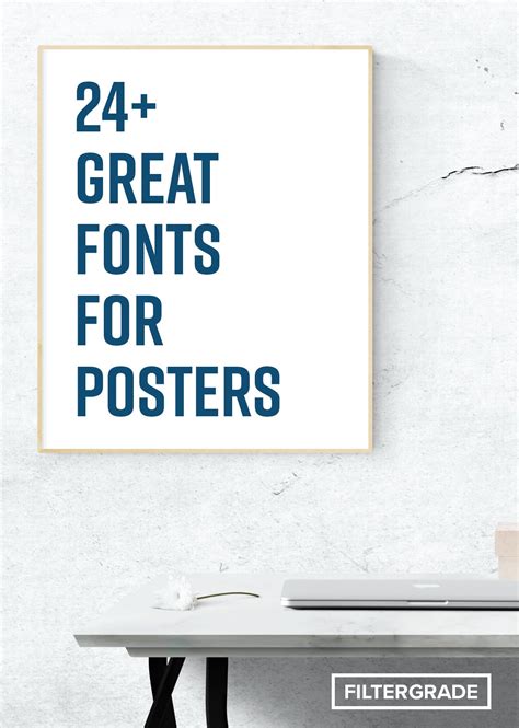 What is the best font for poster Publisher?