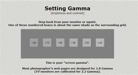 What is the best gamma setting for gaming?