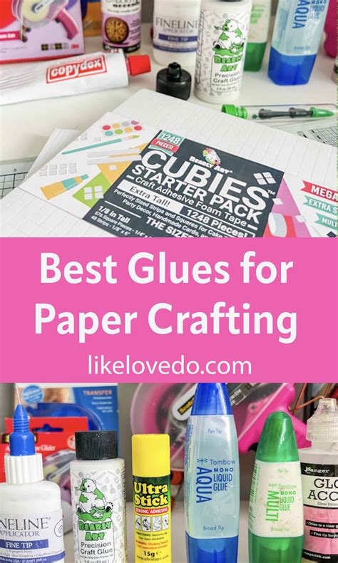 What is the best glue for paper to material?