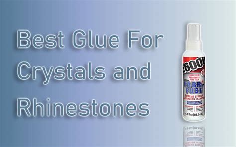 What is the best glue for quartz crystals?