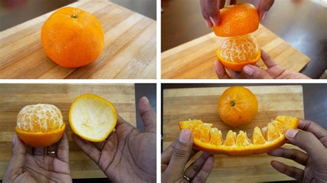 What is the best hack to peel an orange?