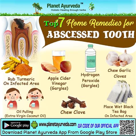 What is the best home treatment for abscess tooth?